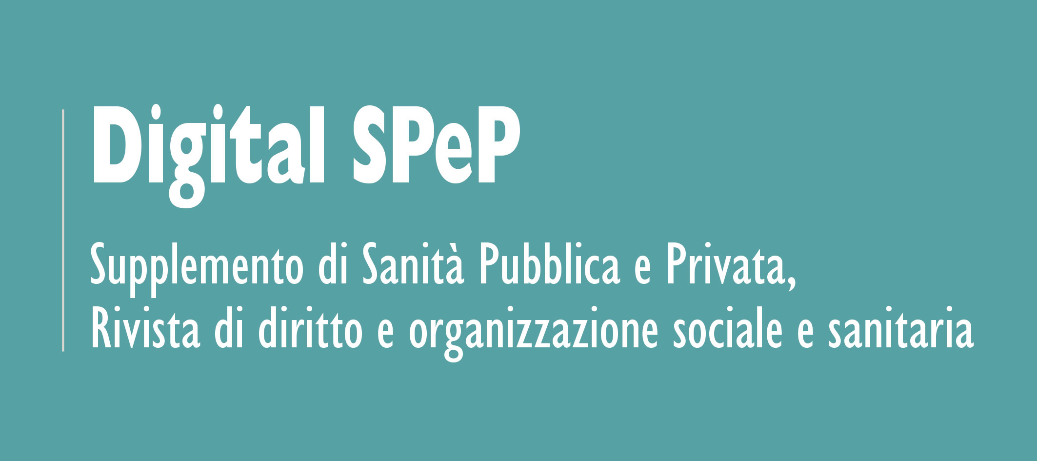 SPeP - Supplemento di Sanità Pubblica e Privata